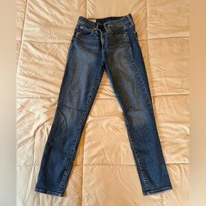 GAP Women's Skinny Jeans - Dark Blue